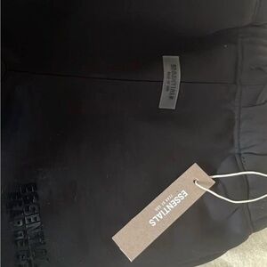 Fear of God Essentials Black Sweatpants Joggers